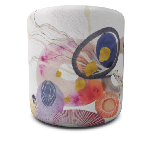Designer Round Pouffe - AC/1PR