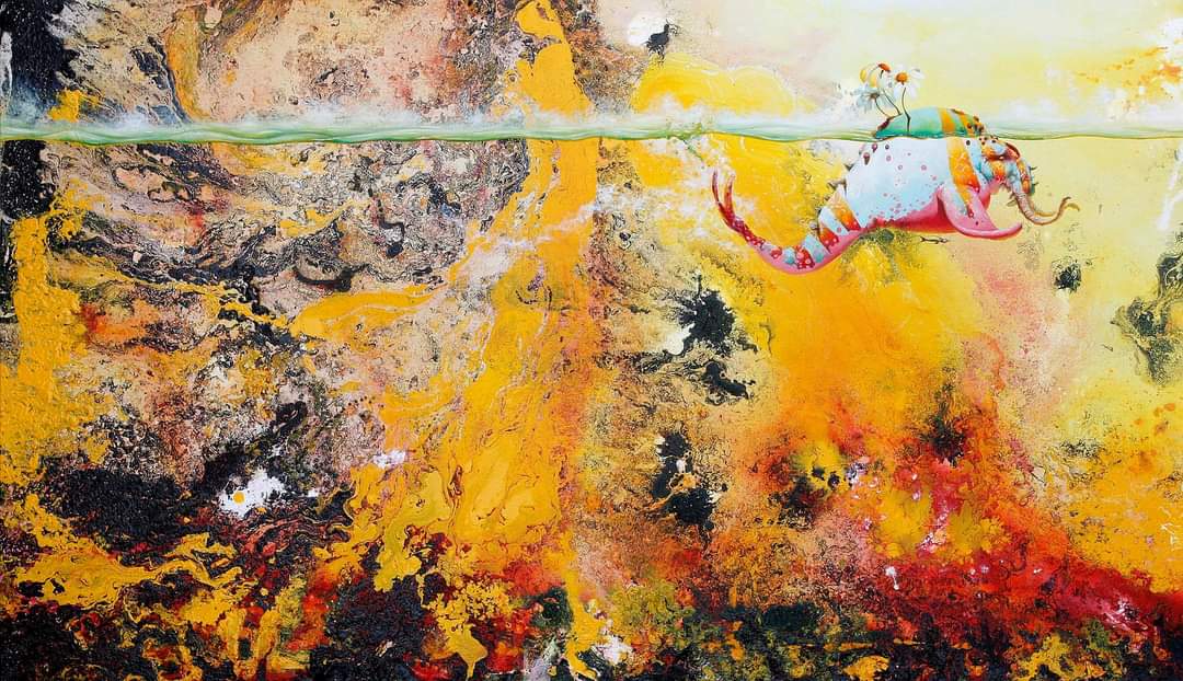‘Borondon’ original painting by Jorge Perez Rodriguez