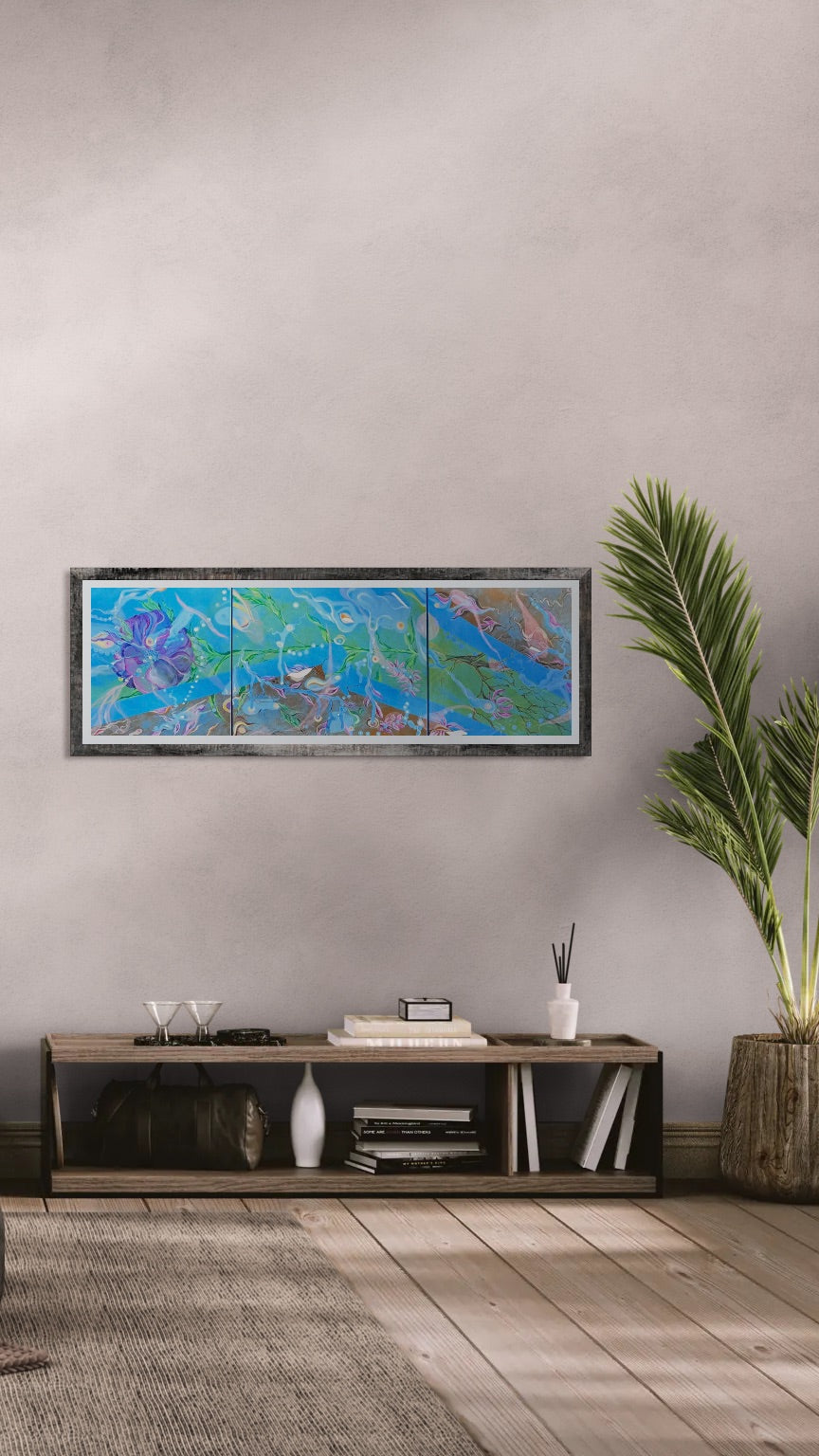 Oryginalna praca „Violet Flower Dream” autorstwa Anity Isabelle Klein