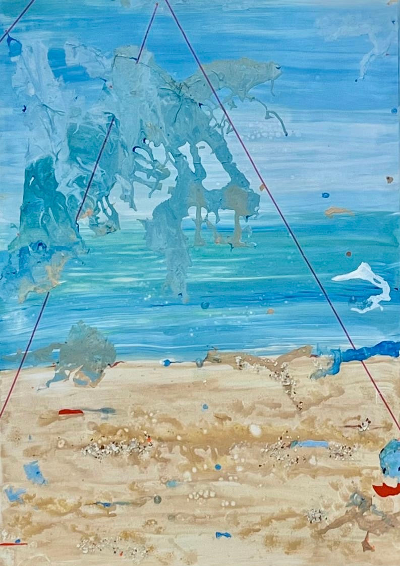 ‘Windy Beach’ - original painting by Anita Isabelle Klein