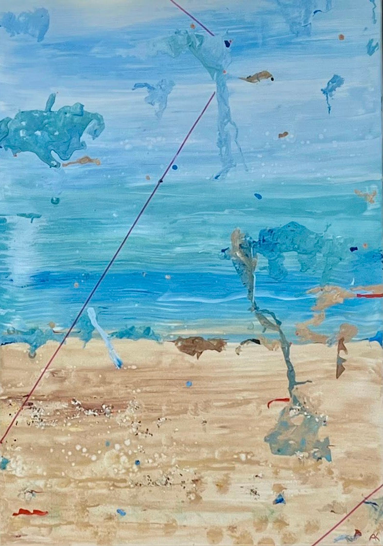 ‘Windy Beach’ - original painting by Anita Isabelle Klein
