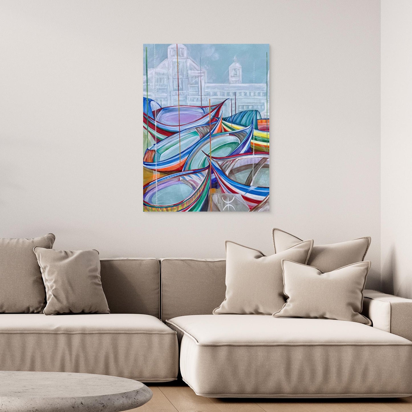 Hombre Libre Boats 1 - Gicle paper print