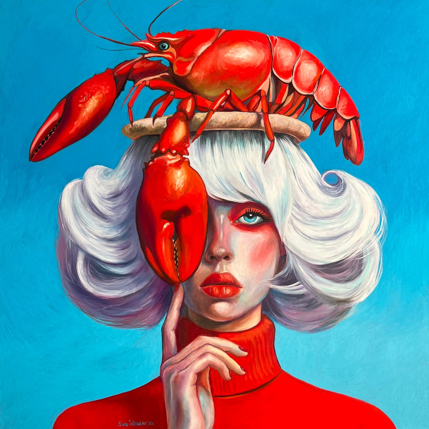 ‘Lobster’ - original art by Ewa Stawiarska