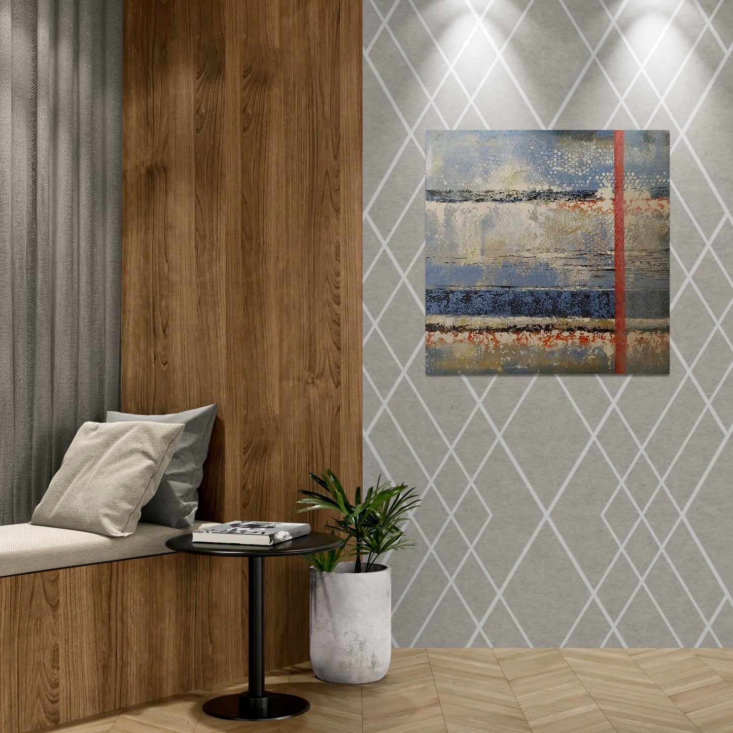 Oryginalna praca Aliny Walkusz „Przez okno”