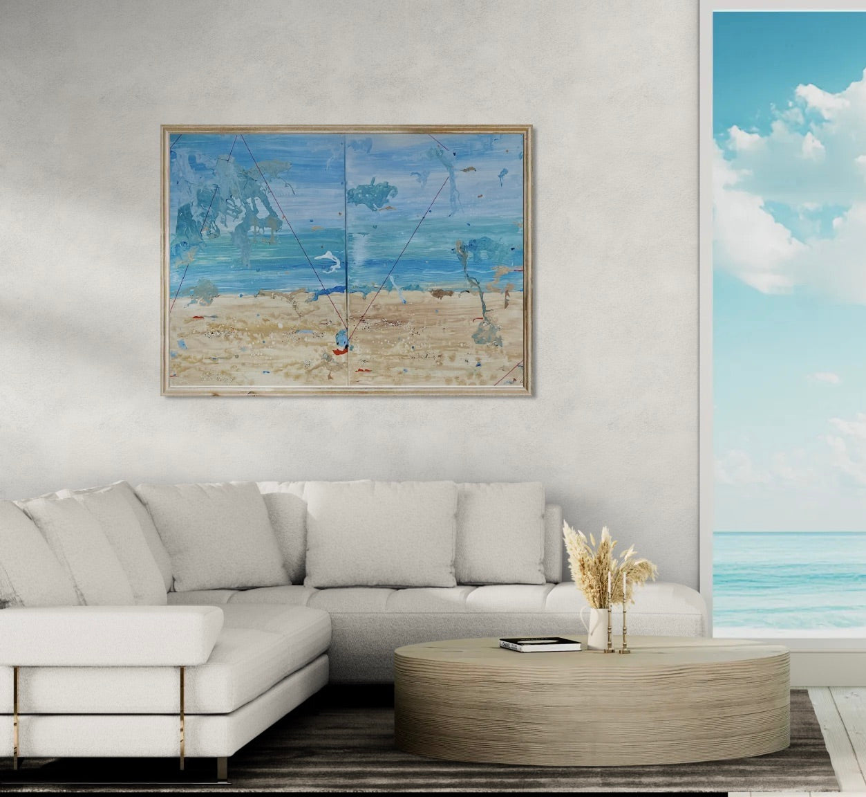 ‘Windy Beach’ - original painting by Anita Isabelle Klein