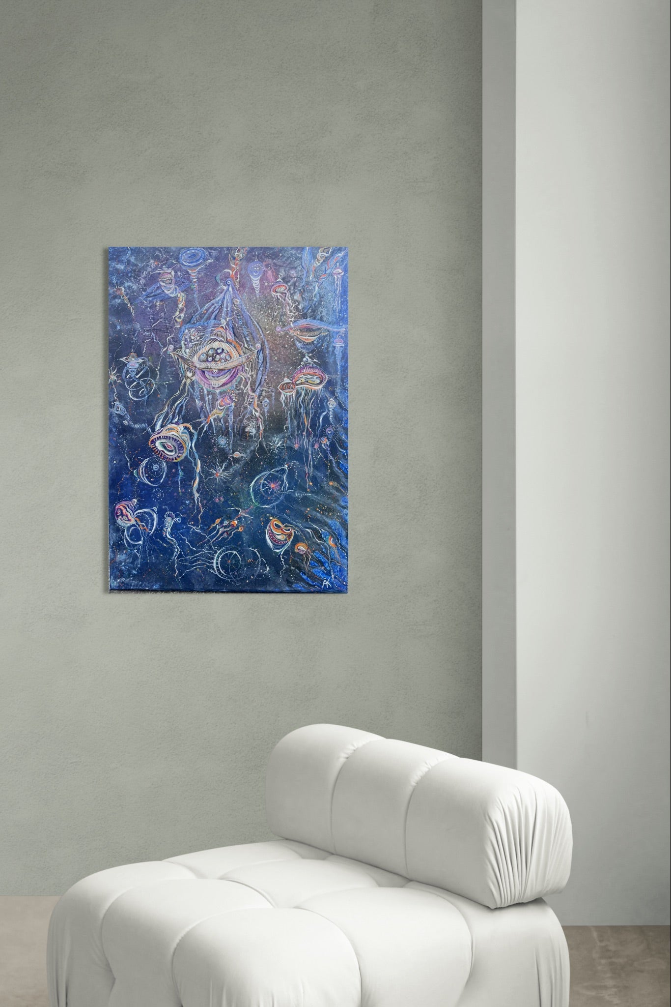 ‘Medusa Dream’ original painting by Anita Isabelle Klein