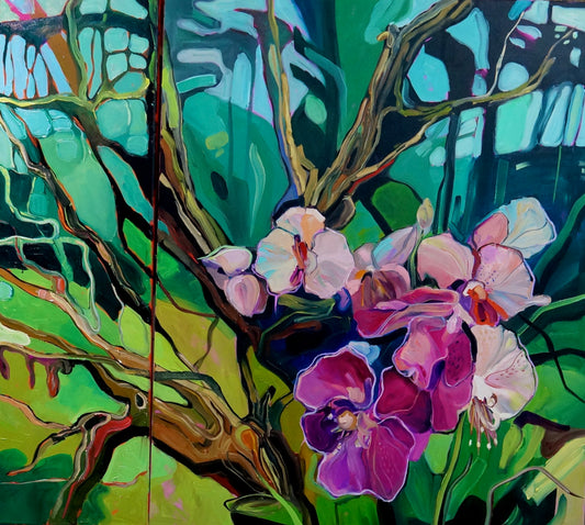 ‘Orchidea’ original art by Anna Bocek
