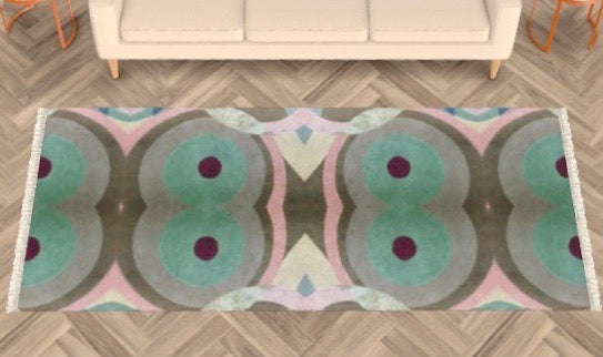 Alfombra de diseño - Orbes circulares/AIK