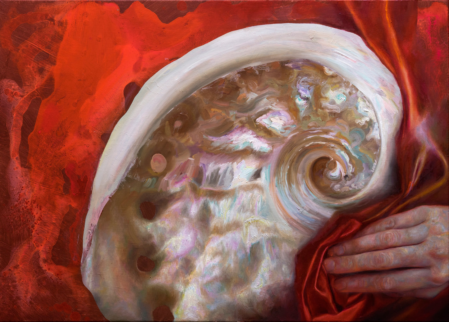 'Shell I' - original painting by Dominika Hofman