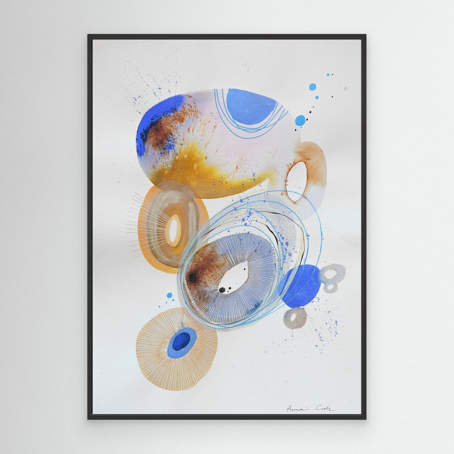 Canvas Art Print - AC/Ovals 3