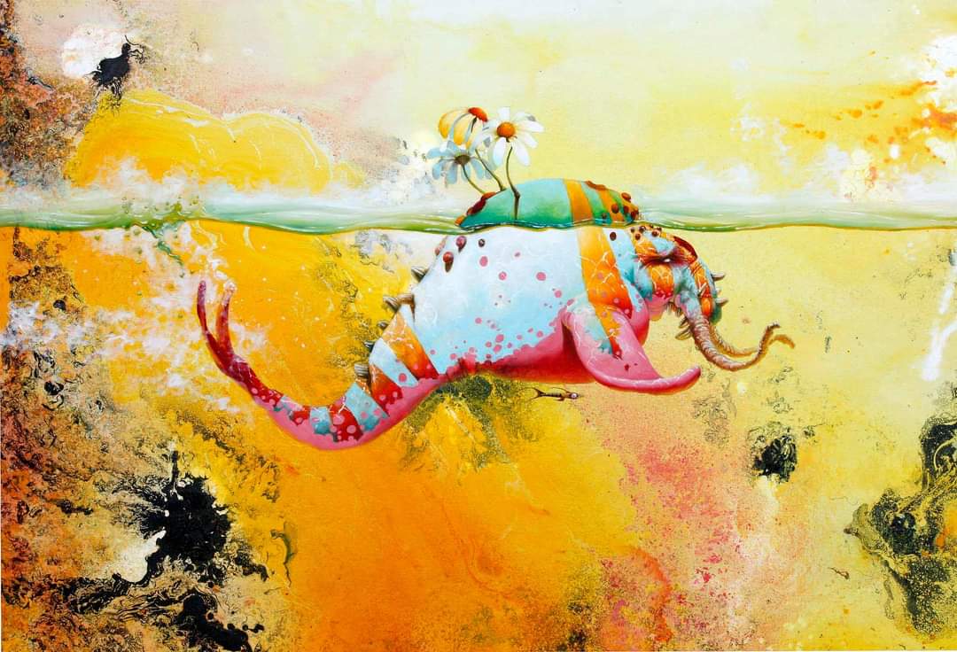 ‘Borondon’ original painting by Jorge Perez Rodriguez