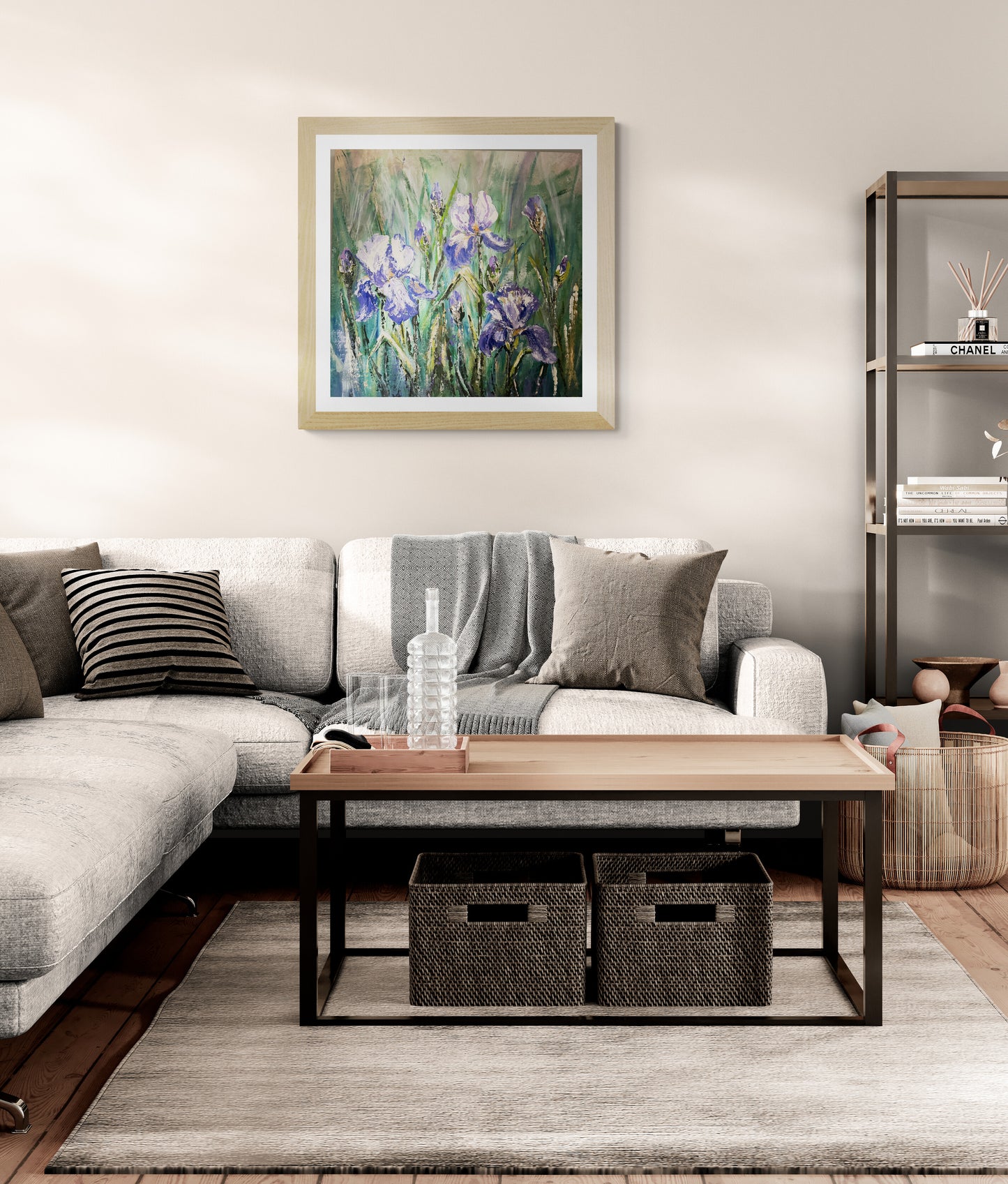 Wydruk artystyczny - AW/Irysy