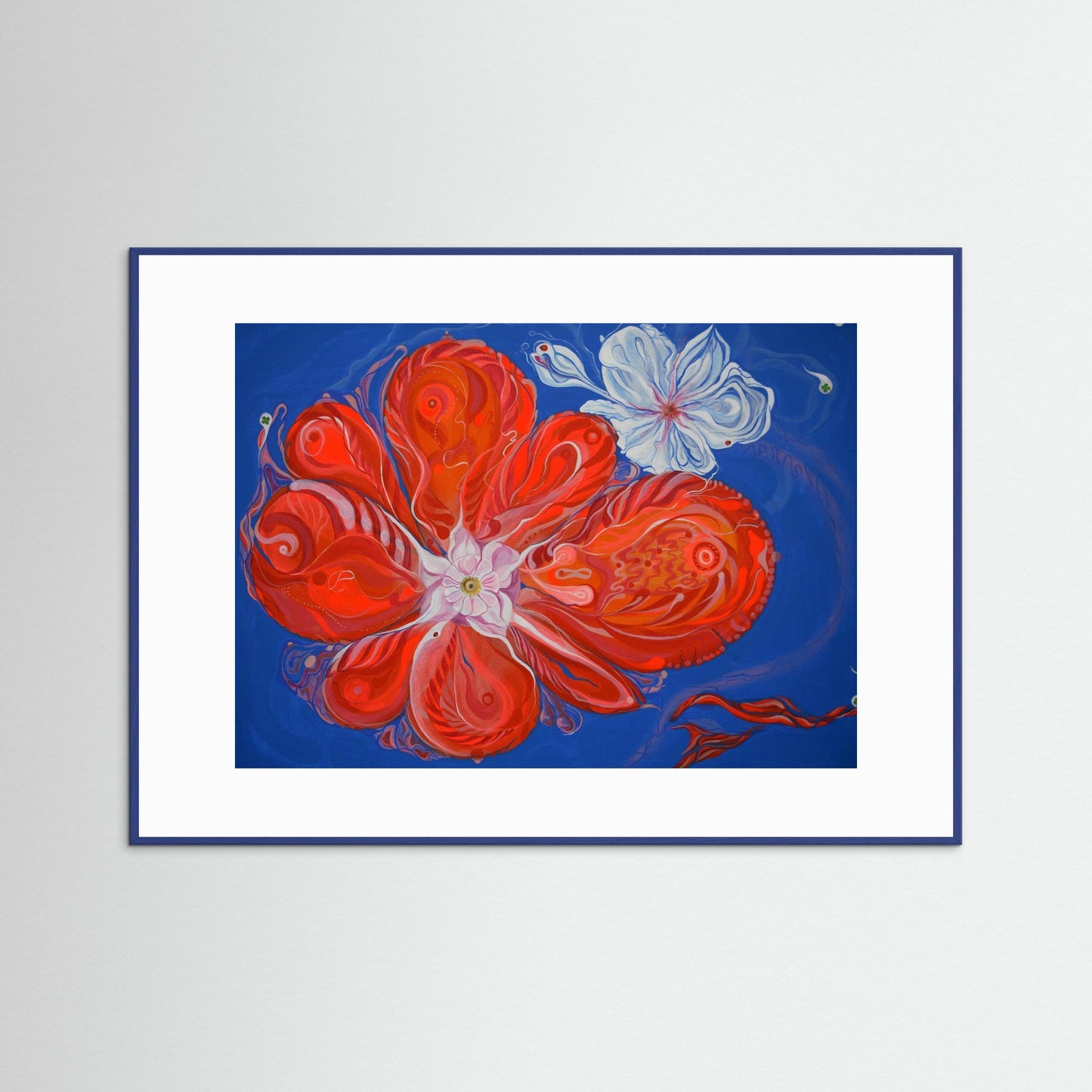 Giclée Art Print - AIK/Orange Flower