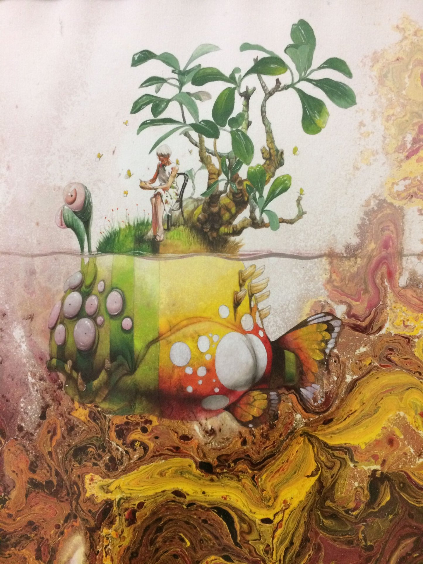 ‘Bernadette Island’ original art by Jorge Perez Rodriguez