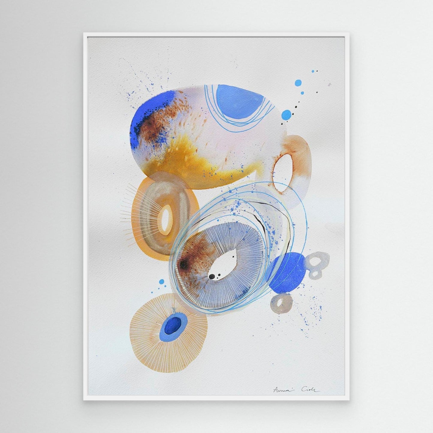 Canvas Art Print - AC/Ovals 3