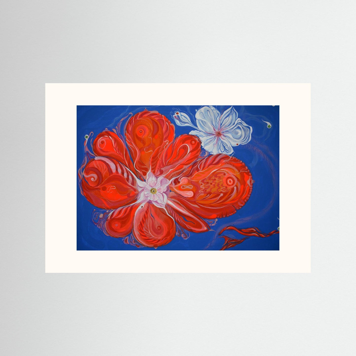 Giclée Art Print - AIK/Orange Flower