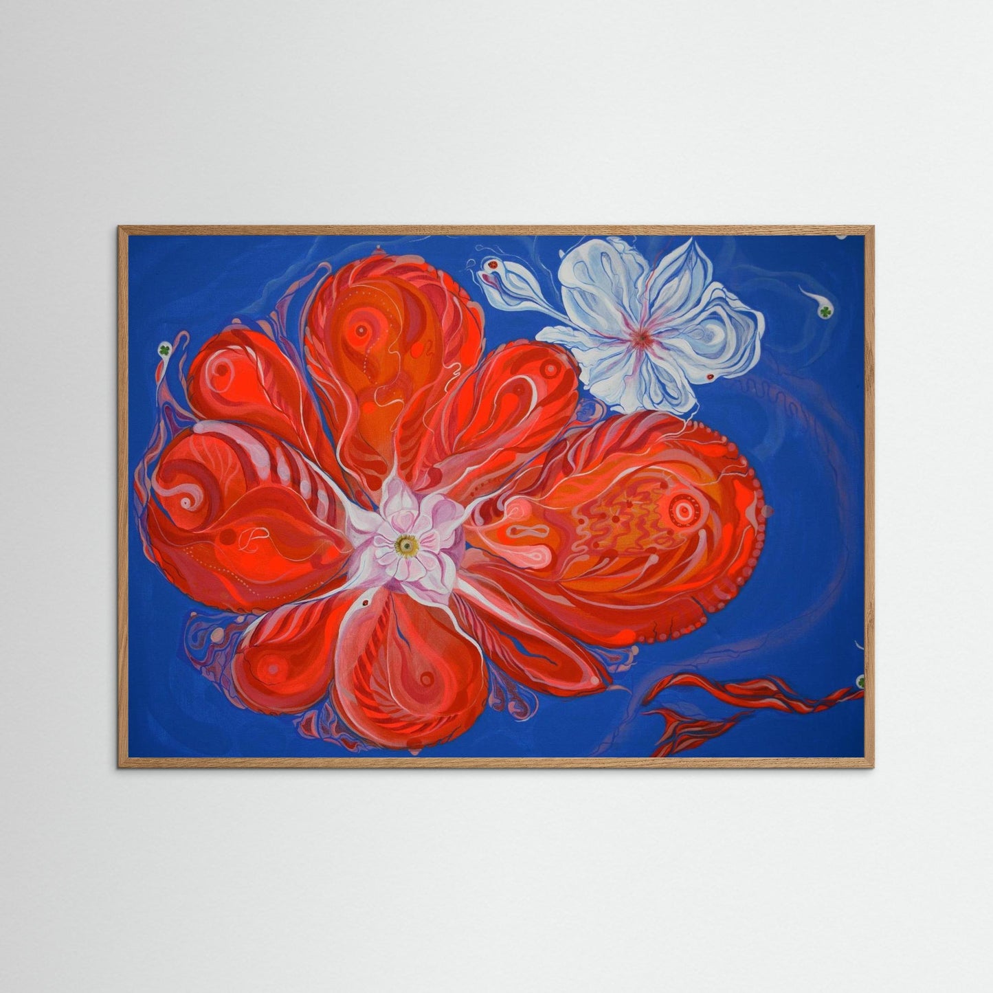 Giclée Art Print - AIK/Orange Flower
