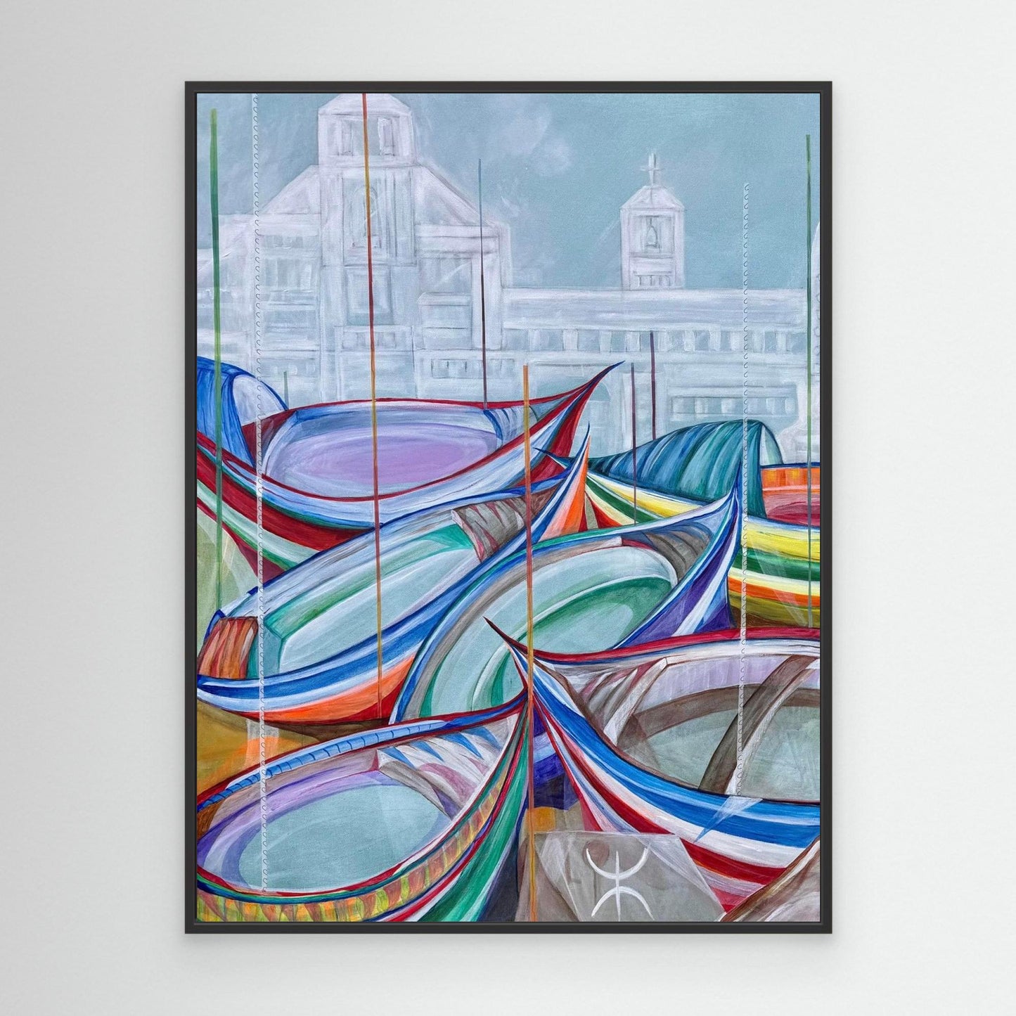 Hombre Libre Boats 1 - Gicle paper print