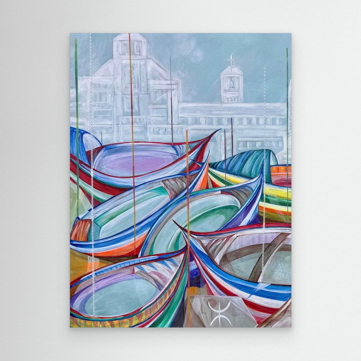 Hombre Libre Boats 1 - Gicle paper print 