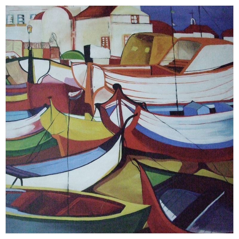 Art Print - AIK/Mykonos Boats/1