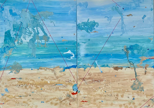 ‘Windy Beach’ - original painting by Anita Isabelle Klein