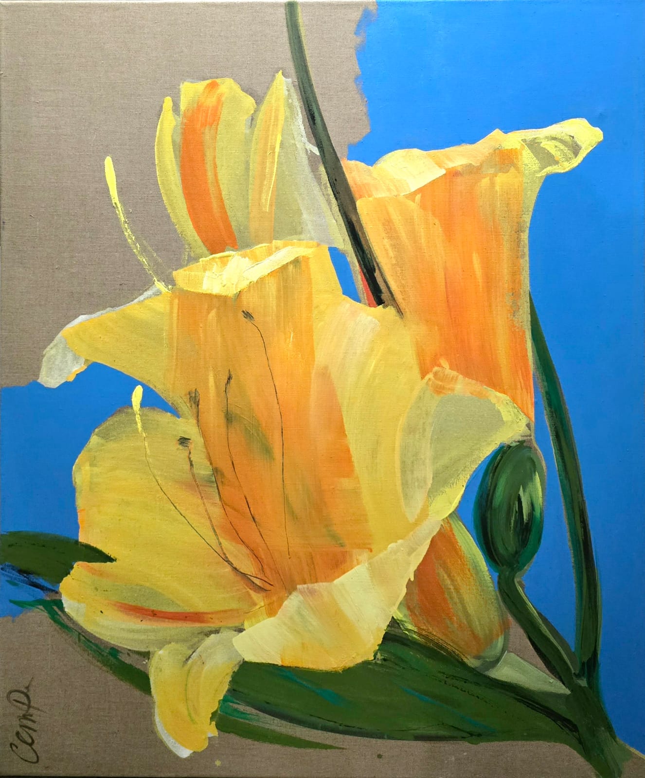 'Yellow' -  original art by Anita Cempa