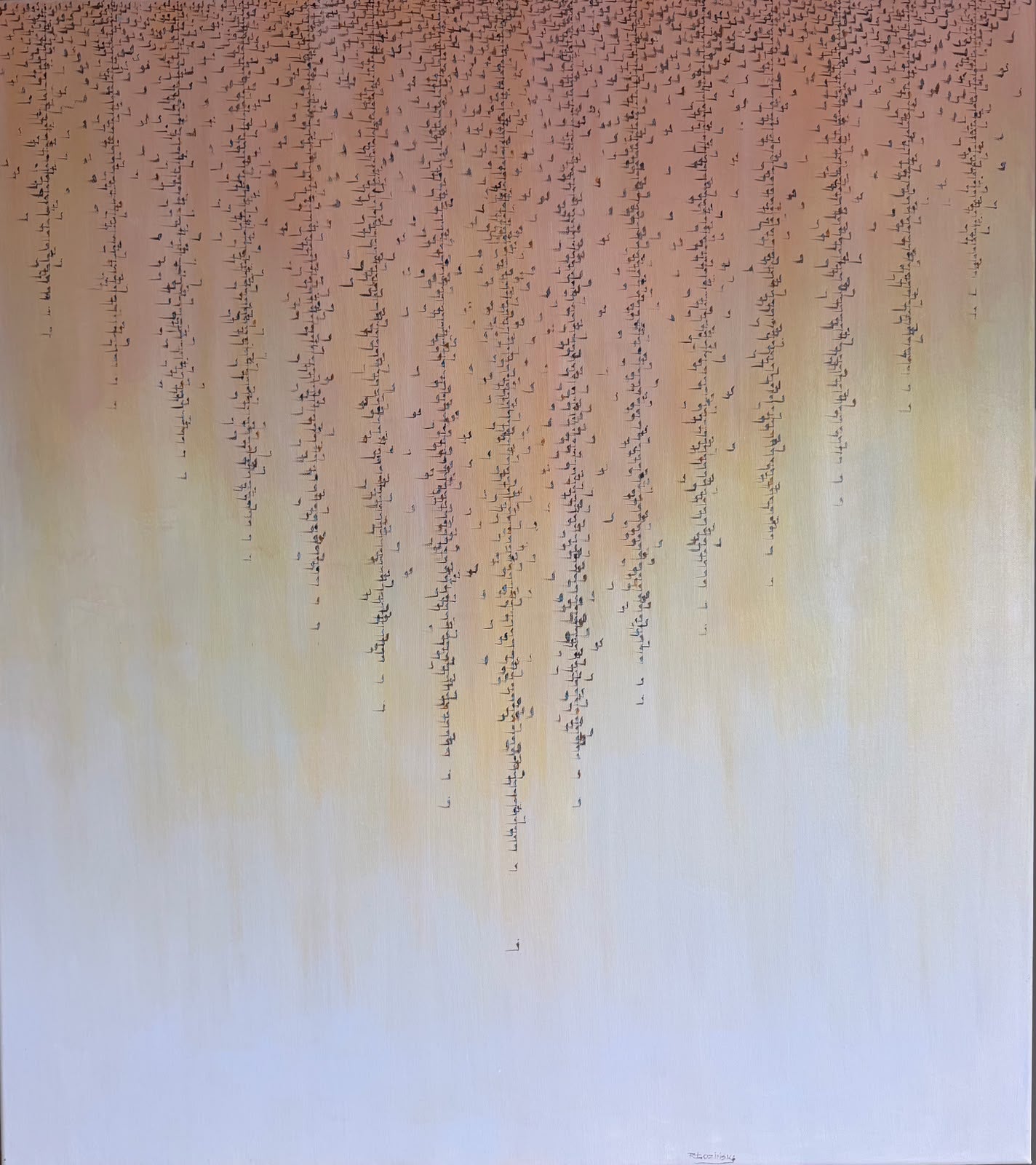‘Someone had to take care of me. It fell to me…’ - original painting by Filip Lozinski