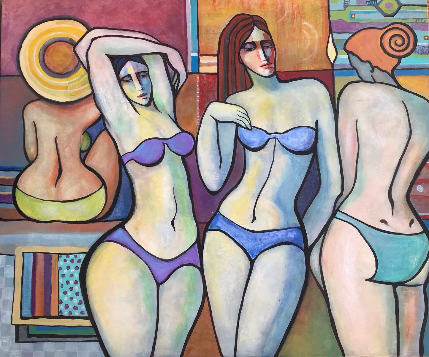 'Four Graces' - original art by Eugenia Rewera