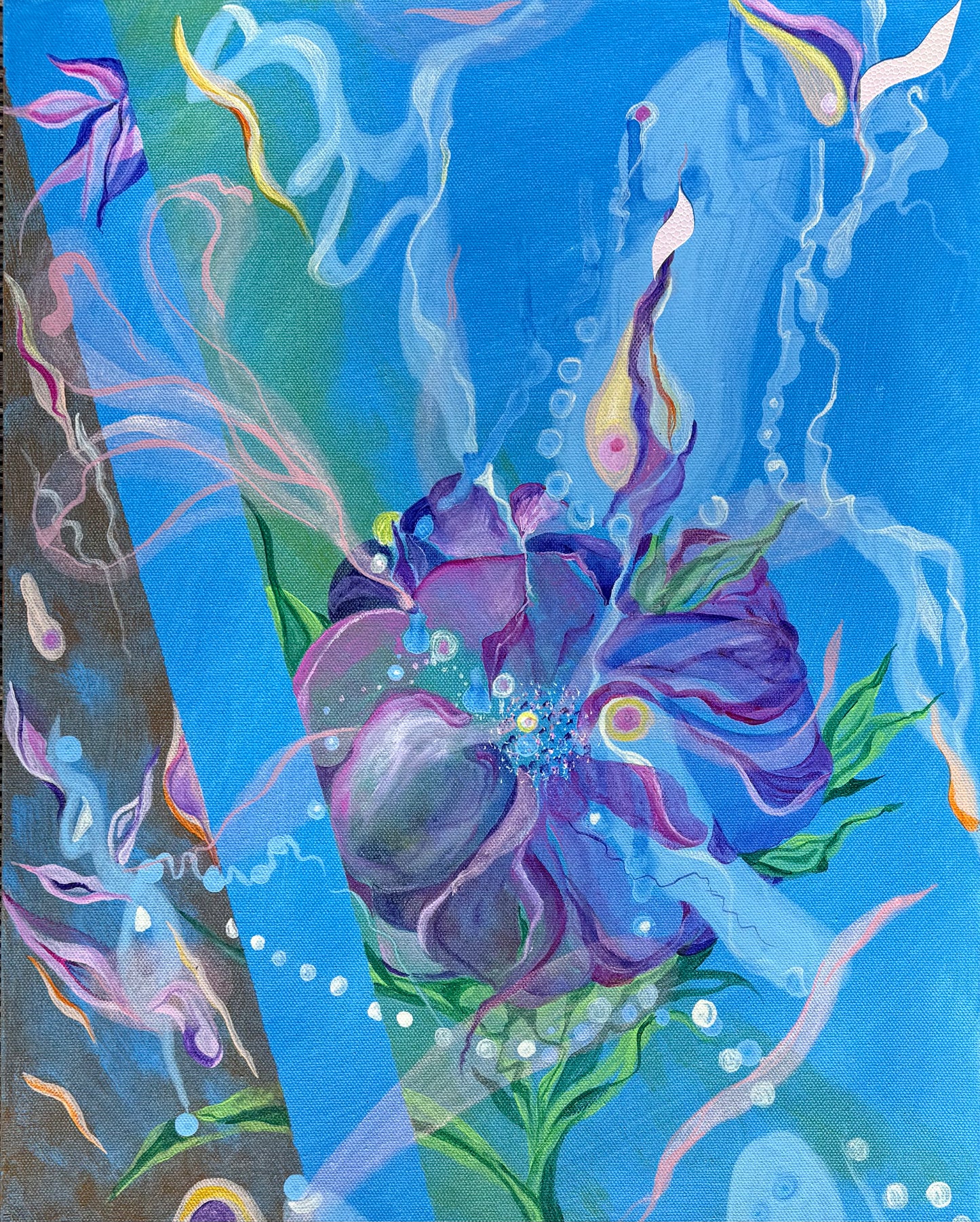 Oryginalna praca „Violet Flower Dream” autorstwa Anity Isabelle Klein 