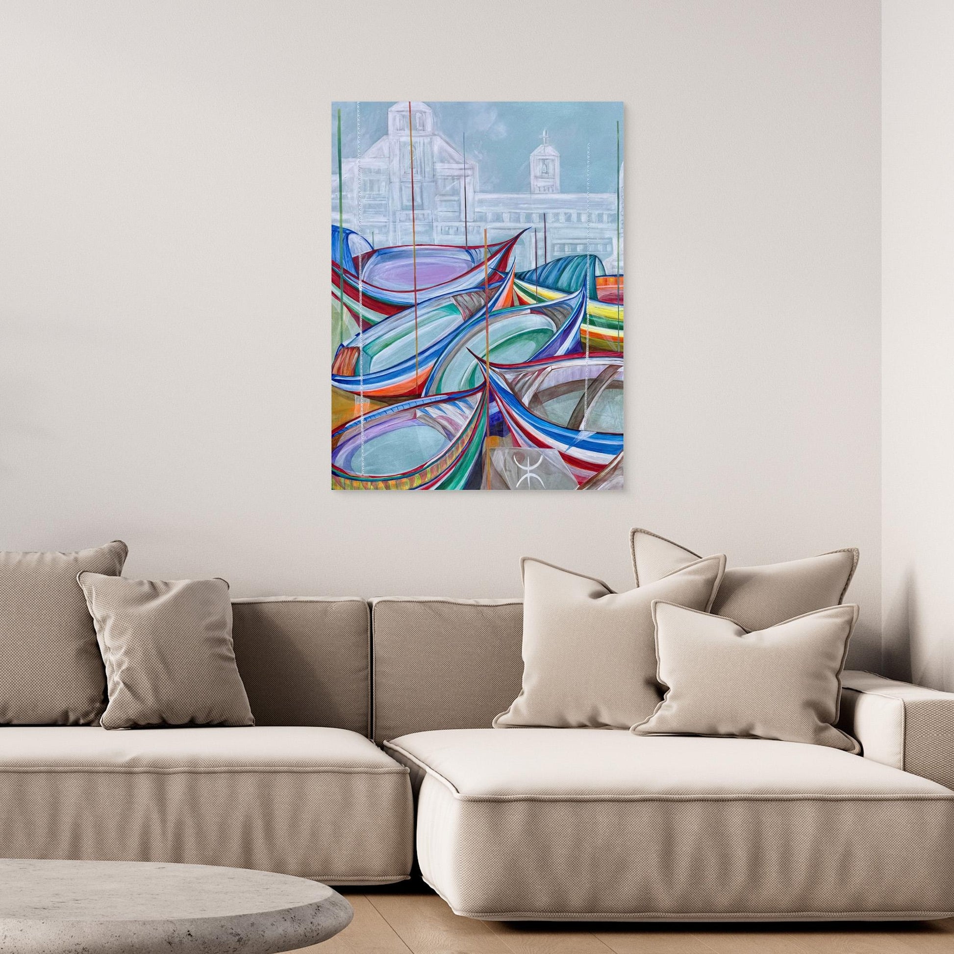Hombre Libre Boats 1 - Gicle paper print 