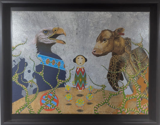 Mock Turtle - original art  by John Hurford SOLD