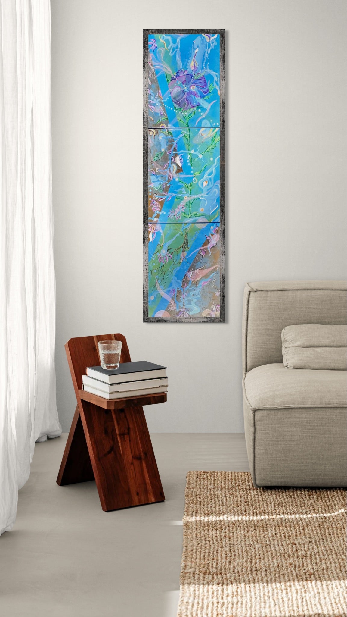 Oryginalna praca „Violet Flower Dream” autorstwa Anity Isabelle Klein 