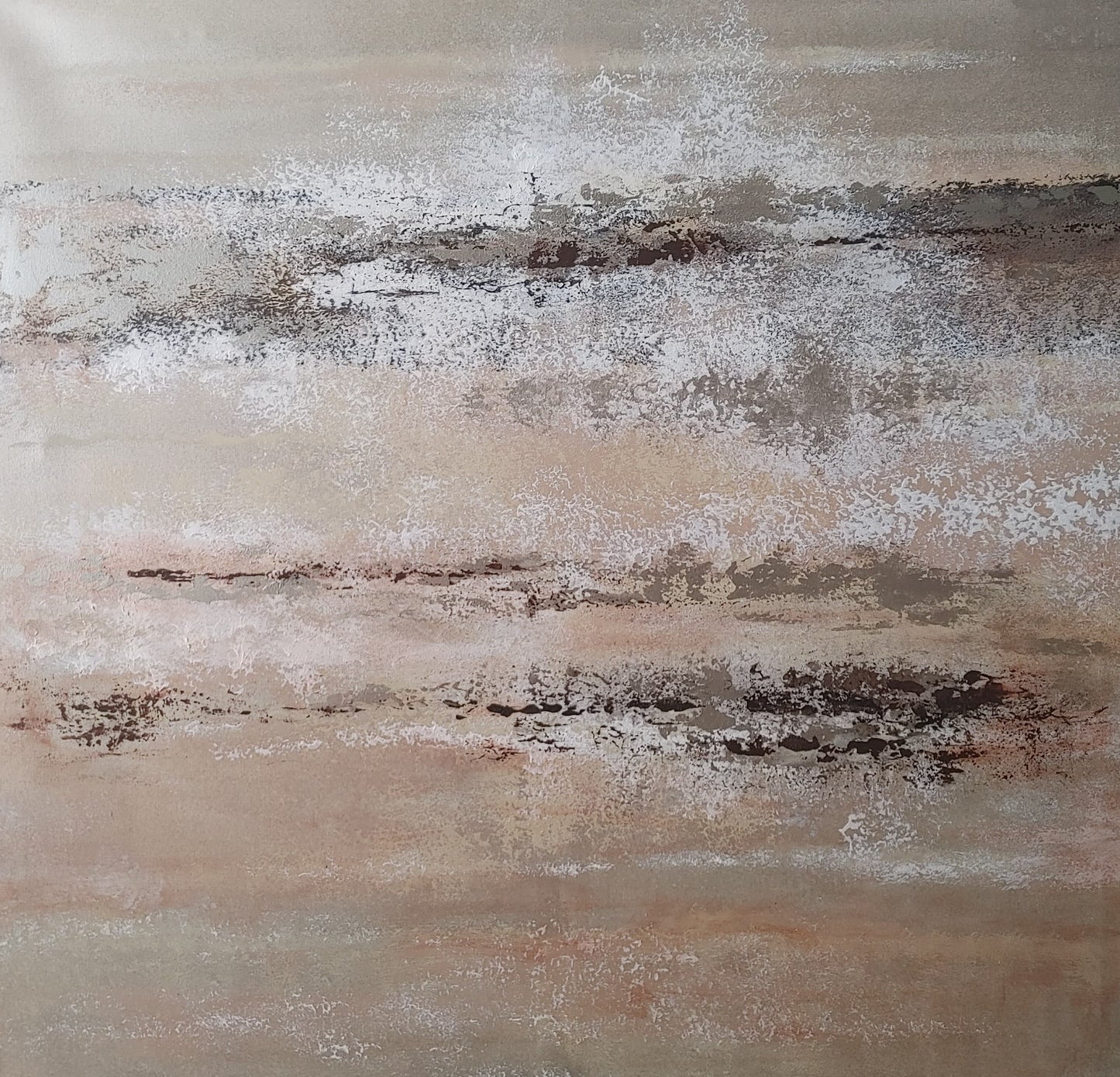 Concert in Beige on Fanabe Beach - original art by Alina Walkusz