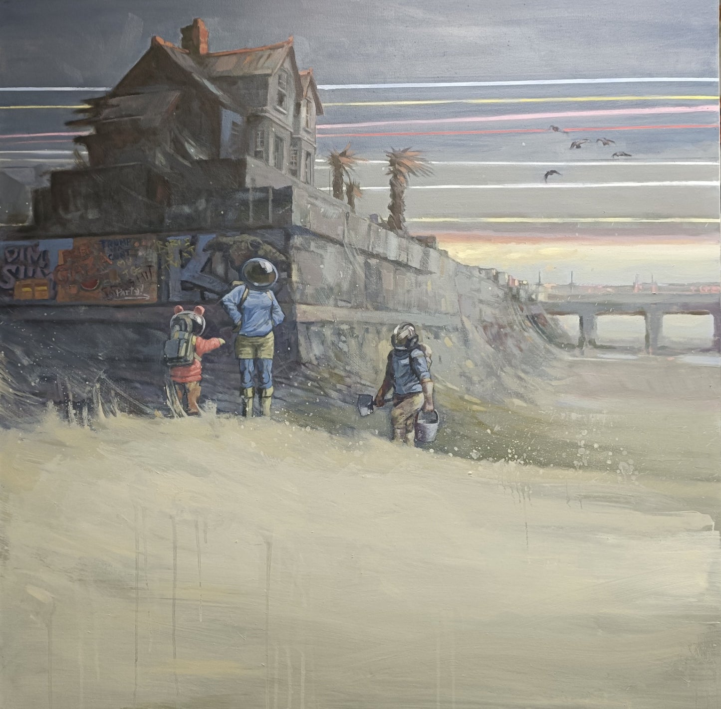 Castles in the Sky - original art by Kenson Low