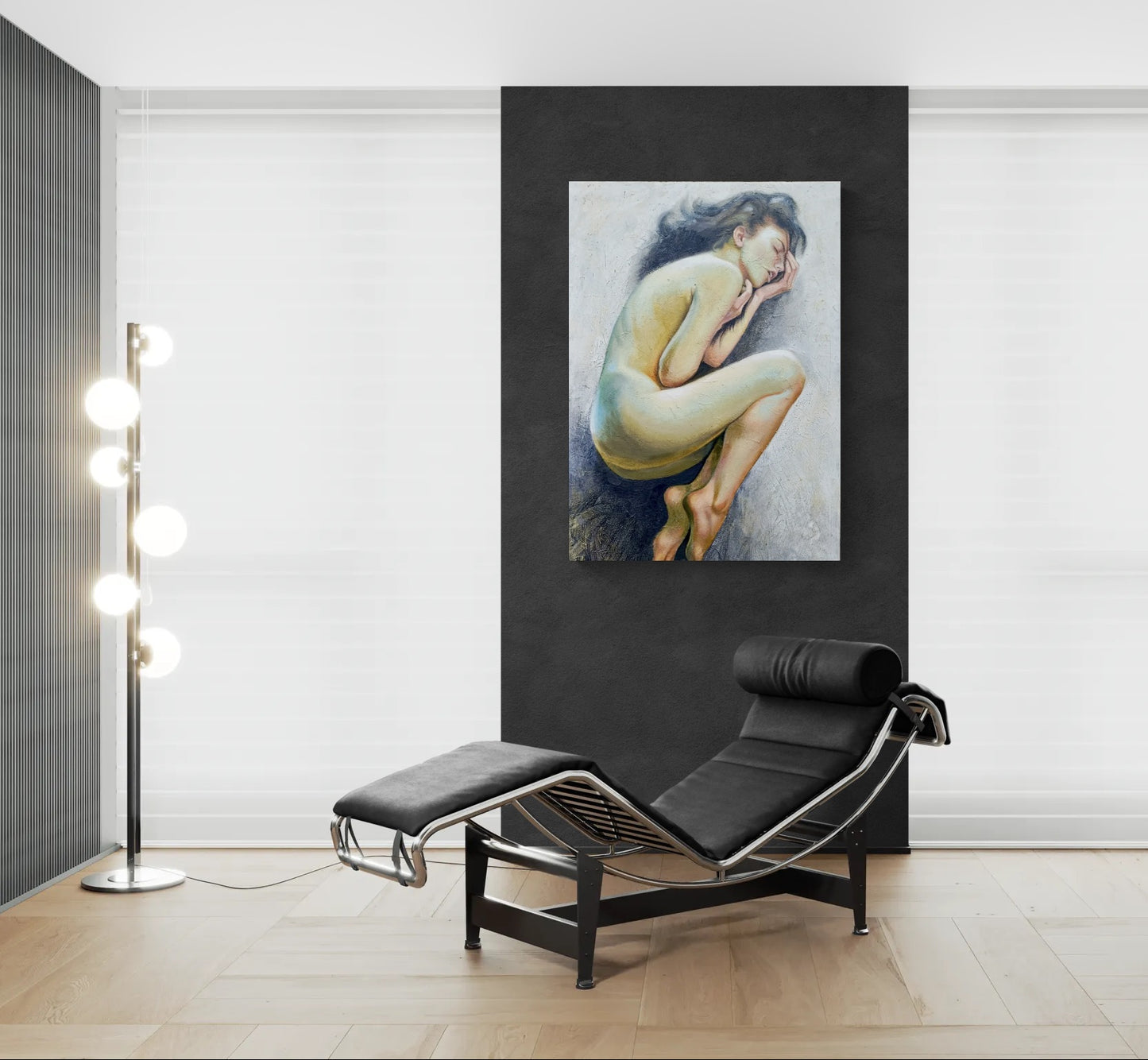 DESNUDO FETAL- original art by Miguel Angel Gonzalez Marrero