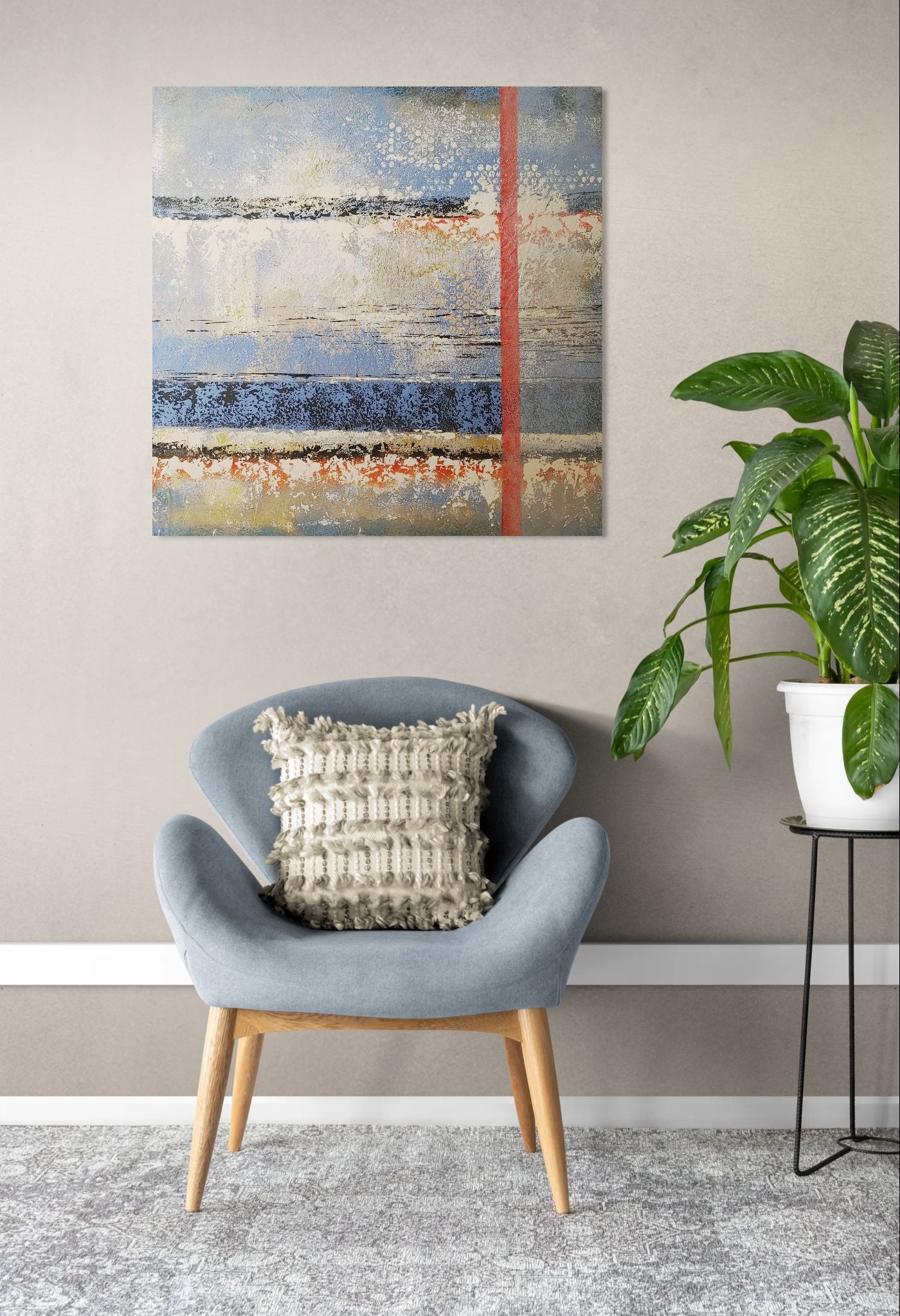 Oryginalna praca Aliny Walkusz „Przez okno” 