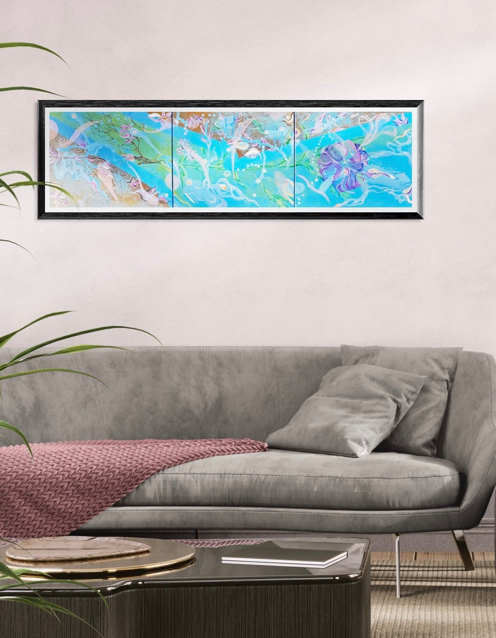 Oryginalna praca „Violet Flower Dream” autorstwa Anity Isabelle Klein 