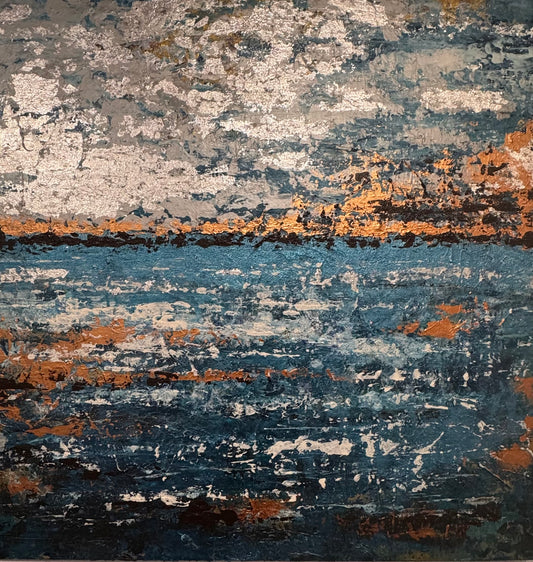 Is it La Gomera? -original painting by Alina Walkusz Sold