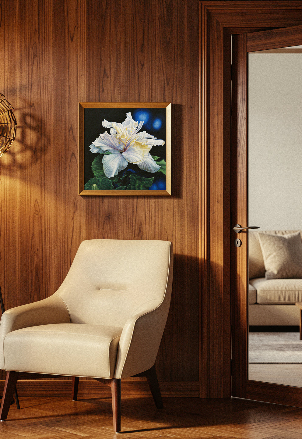 ‘White Flower’ - original art by Alicja Kajtanowska