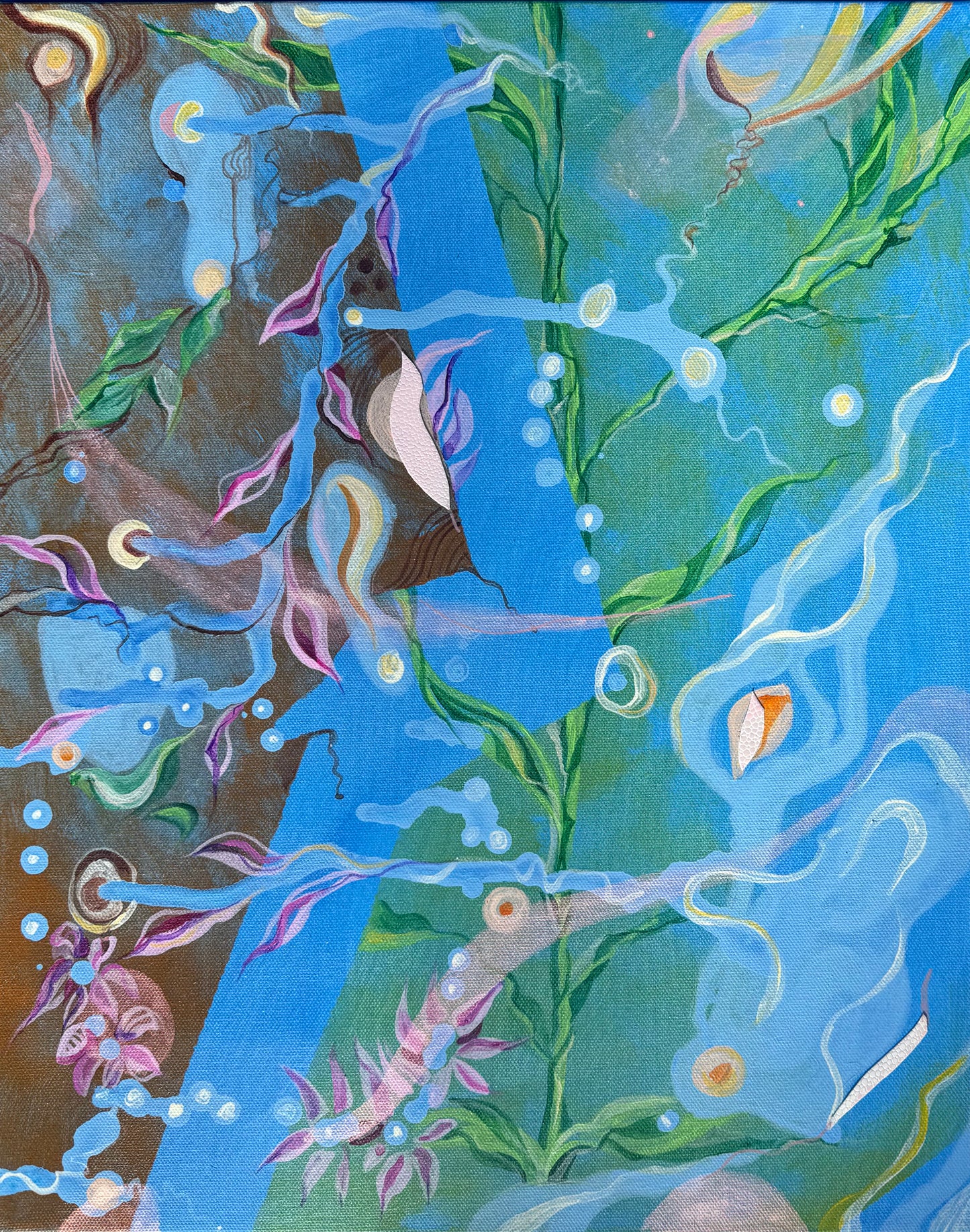 Oryginalna praca „Violet Flower Dream” autorstwa Anity Isabelle Klein 