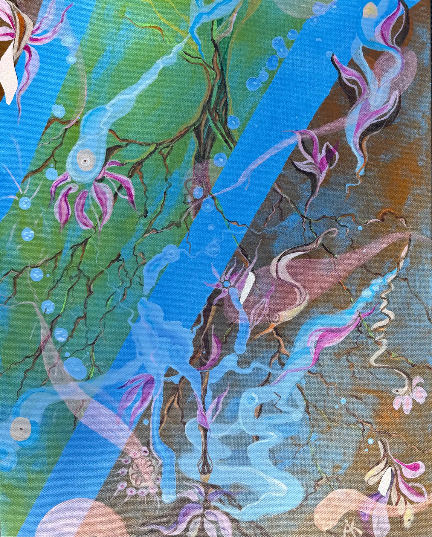 Oryginalna praca „Violet Flower Dream” autorstwa Anity Isabelle Klein 