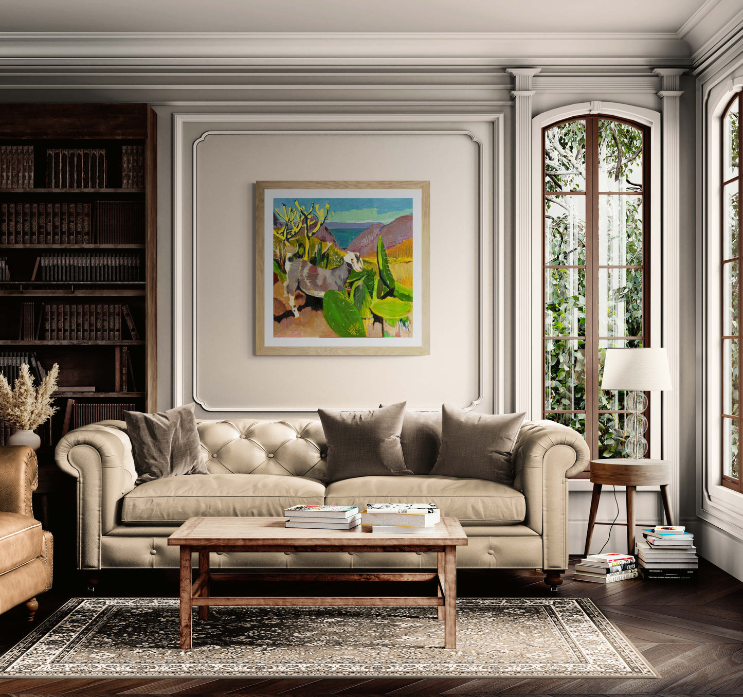 Oryginalna grafika „Spacer” autorstwa Natalii Biegalskiej