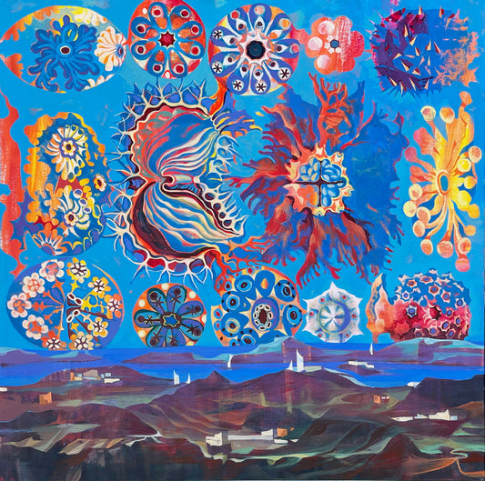 'Gigantes Marinos' - original art by Rita Staszulonok