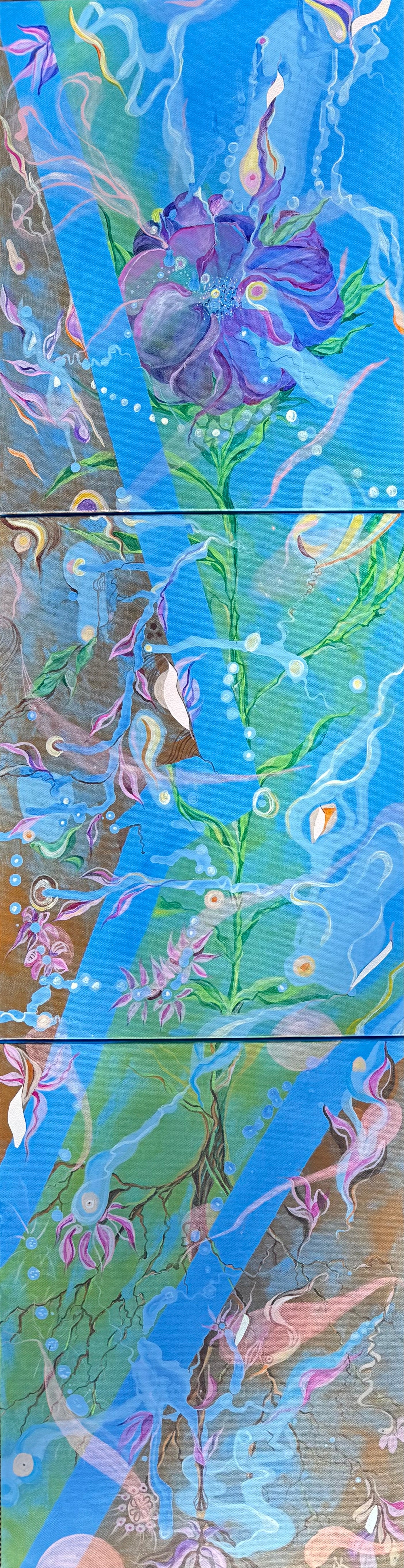 Oryginalna praca „Violet Flower Dream” autorstwa Anity Isabelle Klein 