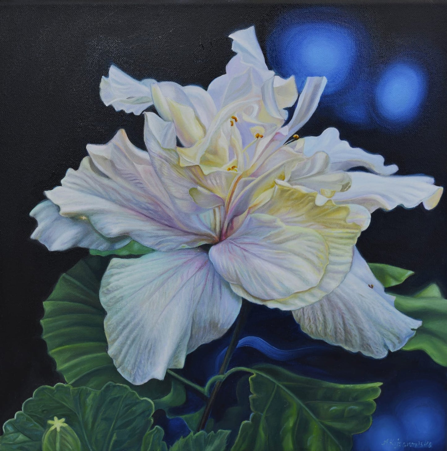 ‘White Flower’ - original art by Alicja Kajtanowska
