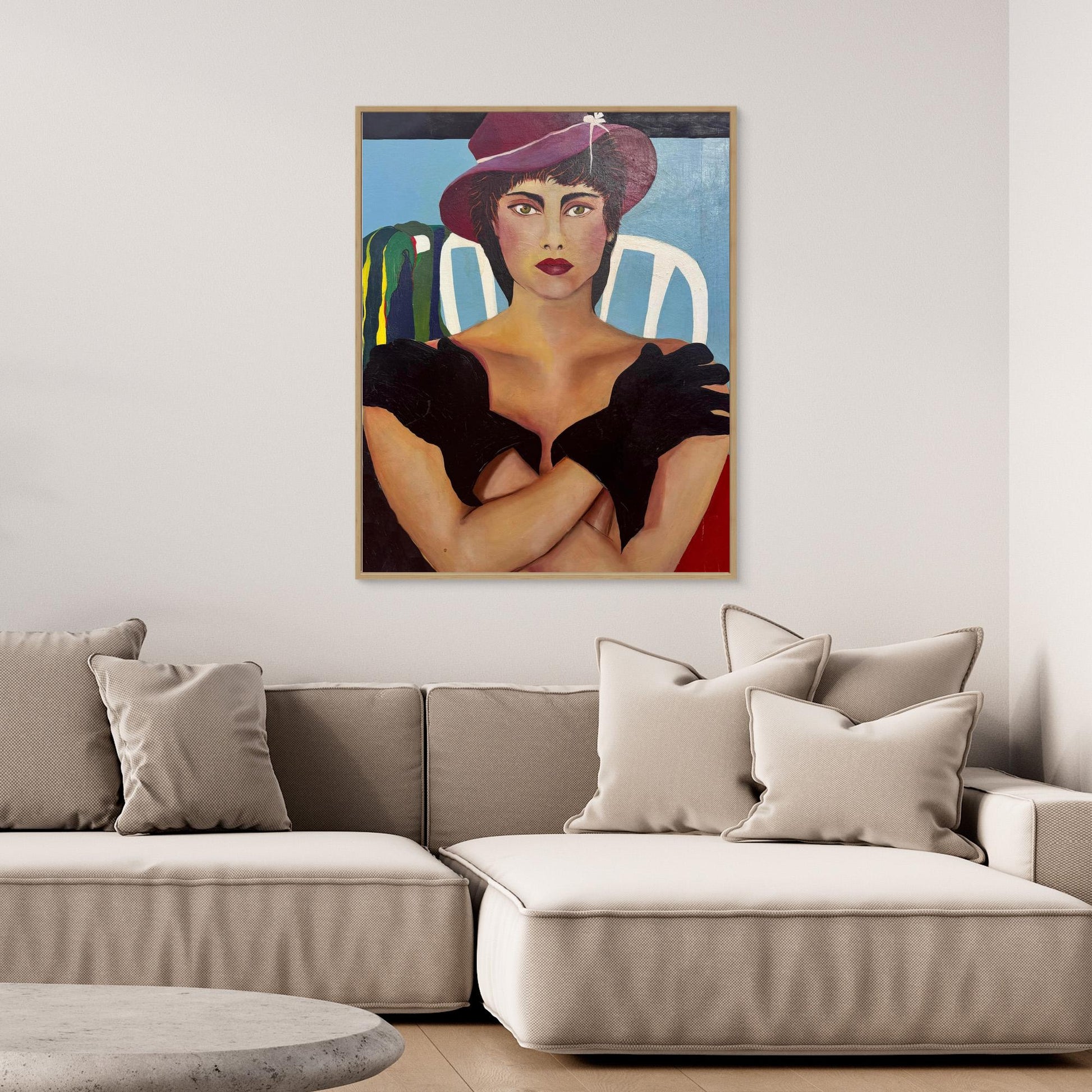 Gloves On - print on canvas