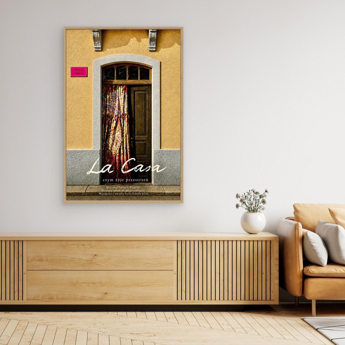 La Casa - canvas poster of film by Kinga Paulina Wolinska