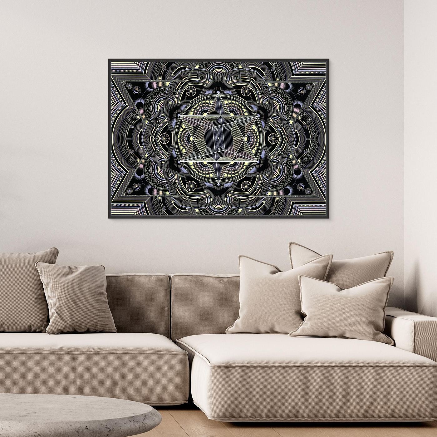 Print on Canvas - Merkaba  by Simon Wieland/SW