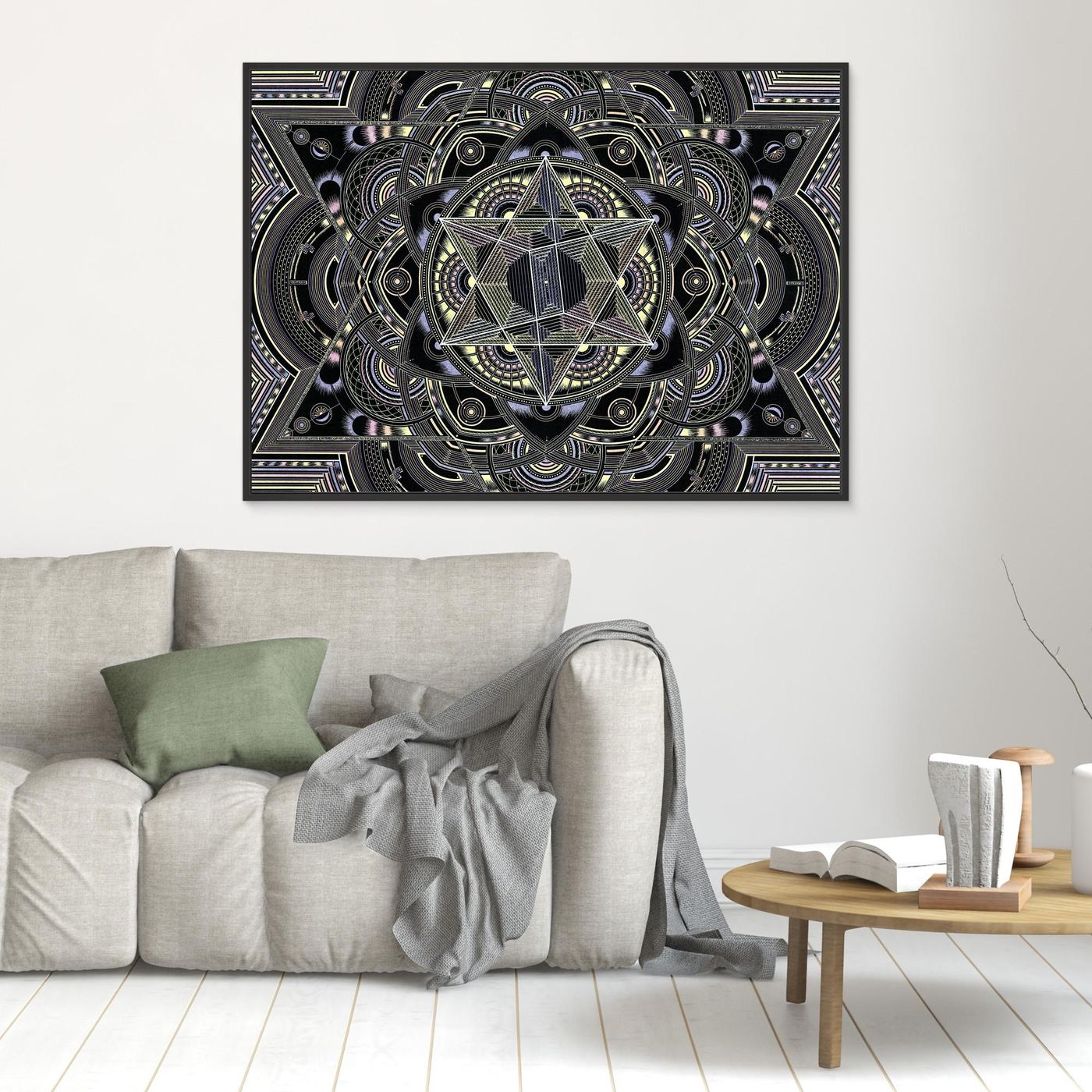 Print on Canvas - Merkaba  by Simon Wieland/SW