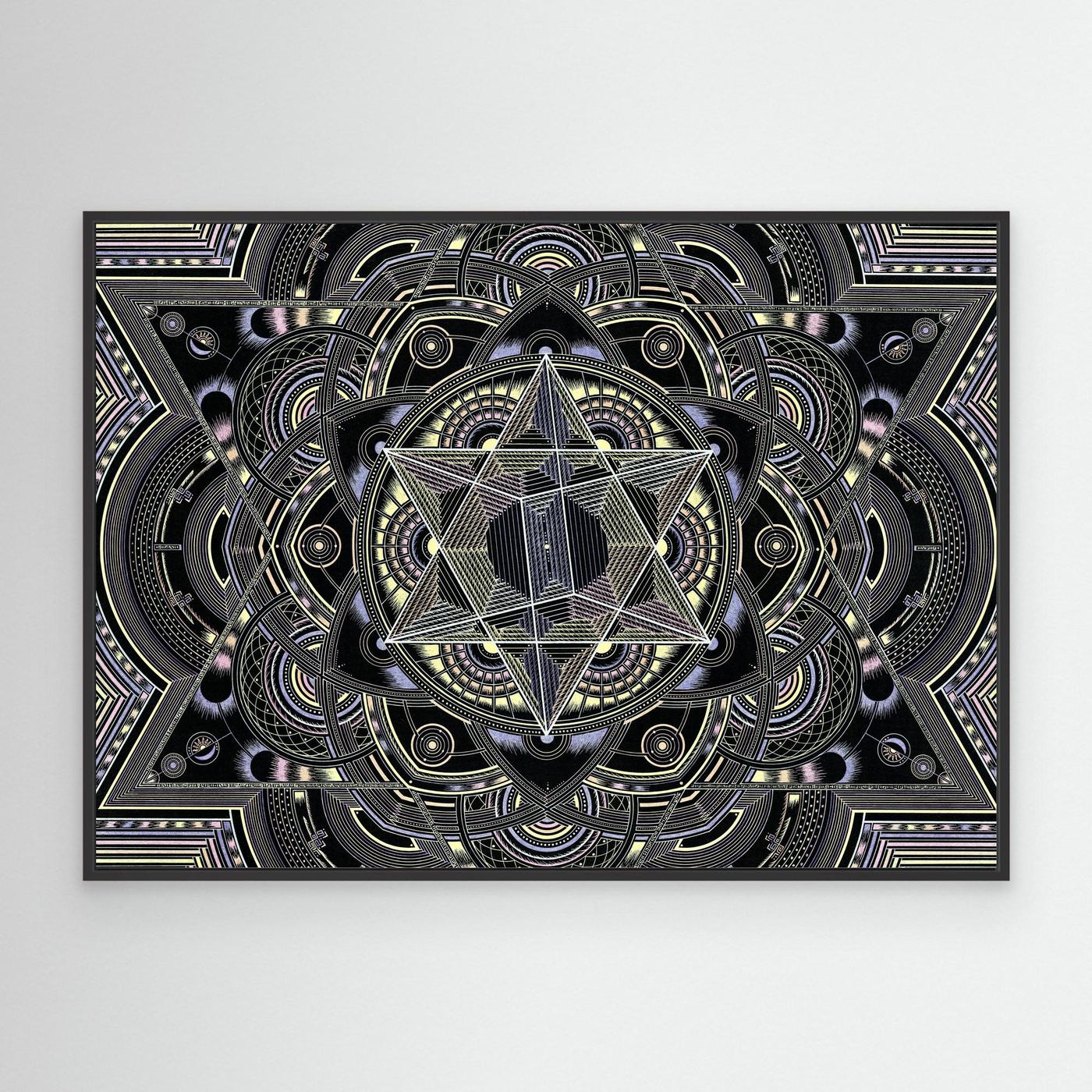 Print on Canvas - Merkaba  by Simon Wieland/SW